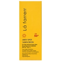 کرم ضد آفتاب و ضدلک بی رنگ پوست های چرب +SPF50 لافارر