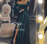 مدل لباس مجلسی مخمل سبز